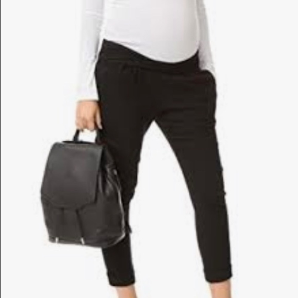 HATCH Maternity The Ipek Pant Black Twist Front - size 2